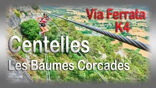 ✅🧗🏼 Vía Ferrata Centelles  Les Baumes Corcades K4  Barcelona [upl. by Zonda705]