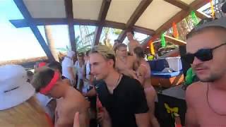 Daytime Stroll Through Zrce Beach 24 Hour Party Zone Summer 2019 Novalja Pag Croatia Part 2 [upl. by Yelmene990]