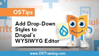 Add DropDown Styles to Drupal’s WYSIWYG Editor [upl. by Radborne]