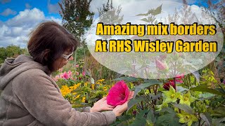 Vlog 187  Strolling Through Wisley Main Mix Borders amp Scenic Trail Ground Part One [upl. by Nitza]