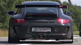 Porsche 997 GT3 MK2 with Akrapovic Exhaust Rev and Accelerate [upl. by Niassuh]