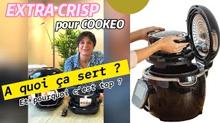 L’Extra CRISP pour COOKEO de Moulinex Le couvercle qui complète les possibilités de votre Cookeo [upl. by Ahsimik]