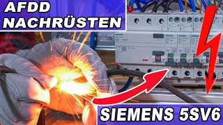 Brandschutzschalter Einfache Nachrüstung Jetzt möglich mit dem 5SV6 AFDD von Siemens [upl. by Pacien]