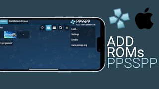 Howto Add ROMs to PPSSPP Emulator for iOS iPhoneiPad [upl. by Benoit532]