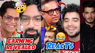 RAVI GUPTA income Revealed 😲 Samay Raina REACTS To Ashneer Grover Munawar Faruqui new song [upl. by Singleton]