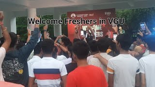 Welcome Freshers 2024  Vivekananda Global University Jaipur [upl. by Franchot]