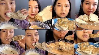 Turkistanclay with cream Mukbang 😋crunchysatifying by Meri Asmr ❤️ [upl. by Tanner995]