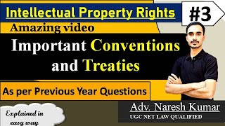 Intellectual Property Convention and Treaties  International Convention related to IPR [upl. by Chantal]