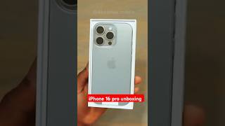 iPhone 16 pro unboxing 🔥🔥🔥 trending shorts viralvideo [upl. by Dlarej199]