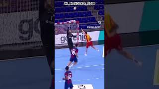 Best goalkeeper save in handball 💫🥅 handballgoalkeeper handball trending bestofhandball sports [upl. by Portwin]