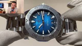 TAG HEUER AQUARACER PROFESSIONAL 200 DATE Automatic 40 mm WBP2111BA0627 [upl. by Llyrrad]