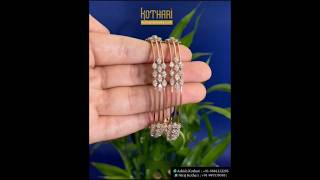 Natural Diamond  IGI Certified VVSEF  Diamond Bangles  KothariJewelryUSA [upl. by Yerfoeg162]