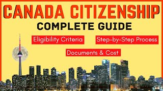 Canadian Citizenship 2023  Complete Guide To Apply [upl. by Anim]