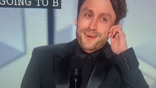 Kieran Culkin wins golden globe for Succession [upl. by Rochelle]