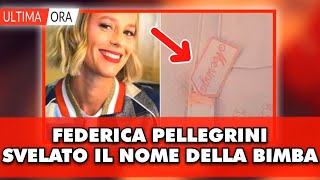 Federica Pellegrini partorisce svelato il nome della bimba la figlia si chiamerà [upl. by Krenek]