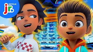 Welcome to the Ultimate Garage Racing Camp 🏁 Hot Wheels Lets Race  Netflix Jr [upl. by Airamasor]