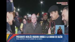 Presidente Maduro llega a Kazán Rusia a la Cumbre de los BRICS [upl. by Eciened85]