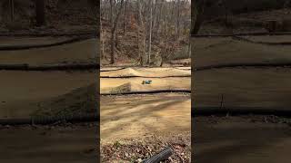 18 Scale 4x4 Nitro Truggy Making Some Laps Today Off Road Backyard RC Track [upl. by Issy]