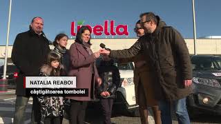 Înmânarea premiilor următorilor 3 câștigători  Tombola Aniversară 20 ani Linella [upl. by Candless]