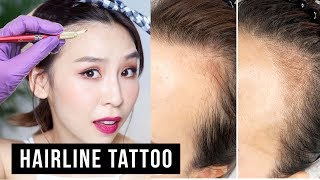 Hairline Microblading Tattoo [upl. by Aikal816]