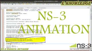 1 NS3 Basics NetAnim in firstcc [upl. by Tracey]