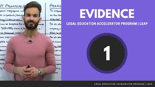 Introduction to Evidence How to Approach Evidence Fact Patterns LEAP Preview — Evidence 114 [upl. by Uokes277]