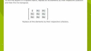 Adjoint Of A Matrix [upl. by Seibold]