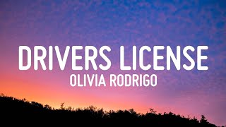 Olivia Rodrigo – drivers license Lyrics [upl. by Hpsoj]