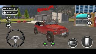 Offroad jeep driving game Offroad jeep driving 44 jeep stunts 44 thar Driving jeep bali [upl. by Noffets]