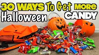 30 Ways To Get More Halloween Candy When You Go Trick Or Treating This Year  Must Try Nextraker [upl. by Gurango]