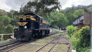 Puffing Billy With Locomotive 12A and DH5 With 7A At Belgrave Part 16 [upl. by Onaicul]