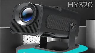 HY320 Best Budget Projector Setup Quality Test [upl. by Peyter]