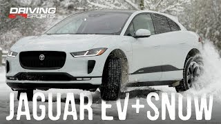 2019 Jaguar IPACE EV400 vs Snow and Ice  Full Review drivingsportstv [upl. by Damali]