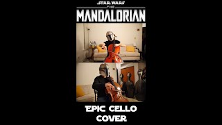 THE MANDALORIAN Main Theme on Cellos ft Luiz Fernando Venturelli shorts [upl. by Hershell]