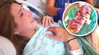 Emotional Live Birth Vlog of Our Baby Girl [upl. by Ydorb86]