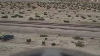 Flying around the Palm Springs Train Station [upl. by Nawaj]