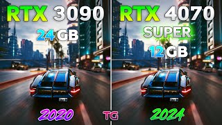 RTX 4070 SUPER vs RTX 3090  Test in 10 Games [upl. by Arad]