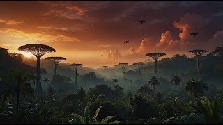 Ethereal Jungle  Natural Ambient  Otherworldy Jungle Sunset [upl. by Jemena516]