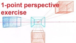 Linear Perspective Drawing Lesson 46  How To Draw One Point Perspective  Drawing Backgrounds [upl. by Heathcote214]