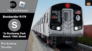 The Rockaways R179 S Shuttle Train Drive  From Broad Channel to Rockaway Park [upl. by Standish604]