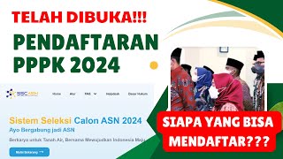 TELAH DIBUKA PENDAFTARAN PPPK 2024 [upl. by Isnyl]