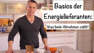 Basics der Energielieferanten Was beim Abnehmen zählt [upl. by Esmerolda]