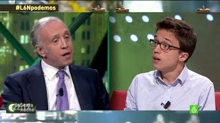 Errejón quotA menudo me dicen ¿tenéis a sueldo a Inda para que ayude a Podemosquot [upl. by Gage]