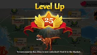 Dino Zoo League 25 to 26  More Dinosaur Level Upgrade [upl. by Beatrix]