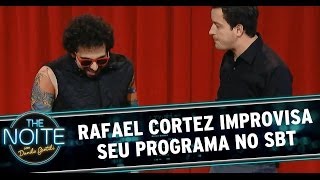 The Noite 280514 parte 2  Rafael Cortez improvisa seu programa no SBT [upl. by Nahtanoj]