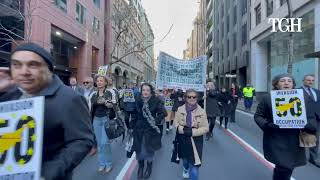 Cypriots march in Sydney to mark 50th anniversary of Turkish invasion of Cyprus [upl. by Ahsinik226]