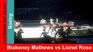 A Boxing Ring on the Water Blakeney Mathews vs Lionel Rose Widescreen Match Highlights Australia [upl. by Eserehc]