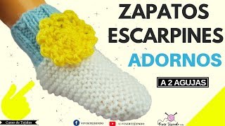 Escarpín Patuco o Zapatito para Bebe A dos Agujas  Color Argentina [upl. by Nyahs]