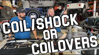 Coilovers vs coil and spring setup [upl. by Etnecniv]