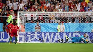 Alireza Beiranvand saves Ronaldo penalty in world cup Russia 2018  Amazing Images [upl. by Etireugram]